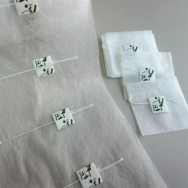 Empty Reflex Tea Bag with Tag PLA Non-woven